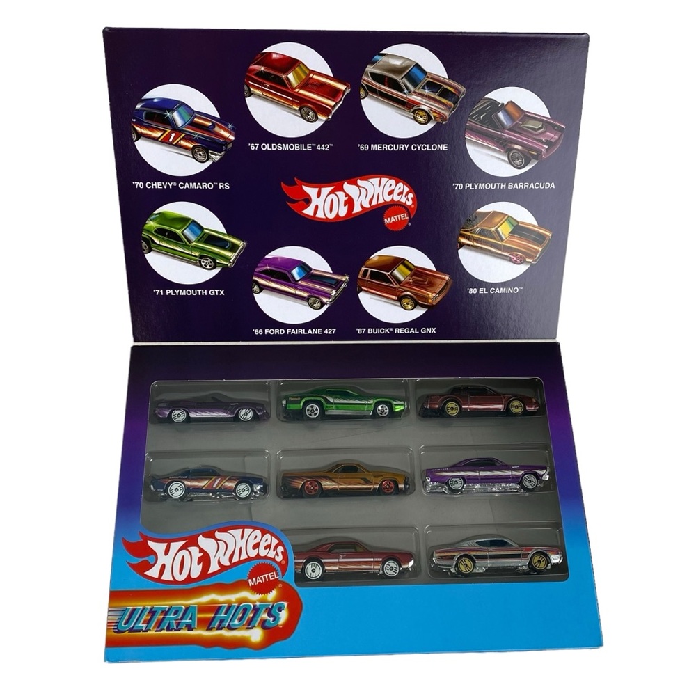 Hot Wheel Ultra Hots 8 Car Pack 1:64 Collectible American Muscle Cars